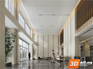 Lobby front desk Skp Files 